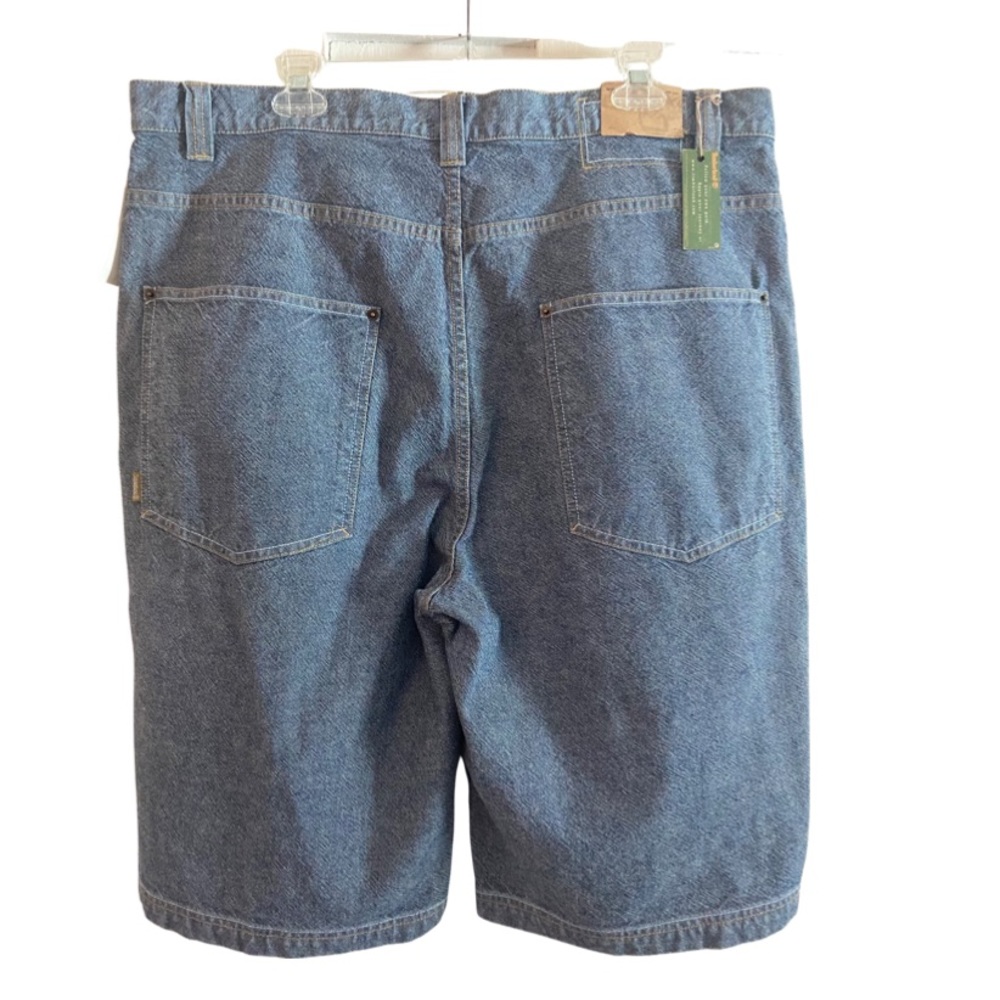 Vintage Timberland mens denim jeans shorts double front button size 38 cotton